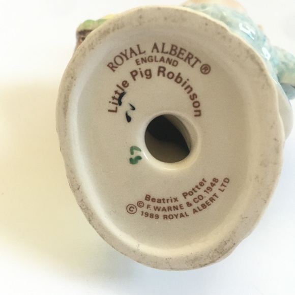 Little Pig Robinson Beatrix Potter Royal Albert, Arthur Gredington 1989 Vintage - Picture 7 of 9